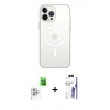 MARSİLYAN™- iPhone 16 Pro Max Kılıf Kutup Klasik Serisi - Siyah Bilvis 3X AR HD Cam Ekran Koruyucu + Raze Metal Kamera Lens - BZ