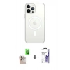 MARSİLYAN™- iPhone 16 Pro Max Kılıf Kutup Klasik Serisi - Siyah Bilvis 3X AR HD Cam Ekran Koruyucu + Raze Metal Kamera Lens - NLGY