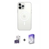 MARSİLYAN™- iPhone 16 Pro Max Kılıf Kutup Klasik Serisi - Siyah Bilvis 5in1 3D Magic Cam Ekran Koruyucu + Bilvis Titan Kamera Lens - TMGI
