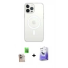 MARSİLYAN™- iPhone 16 Pro Max Kılıf Kutup Klasik Serisi - Siyah Bilvis 5in1 5D Magic Hayalet Cam Ekran Koruyucu + Raze Metal Kamera Lens - NLGY