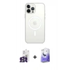 MARSİLYAN™- iPhone 16 Pro Max Kılıf Kutup Klasik Serisi - Siyah Bilvis 5in1 5D Magic Hayalet Cam Ekran Koruyucu + Bilvis Titan Kamera Lens - GS