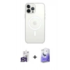 MARSİLYAN™- iPhone 16 Pro Max Kılıf Kutup Klasik Serisi - Siyah Bilvis 5in1 5D Magic Hayalet Cam Ekran Koruyucu + Bilvis Titan Kamera Lens - TMGI