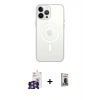 MARSİLYAN™- iPhone 16 Pro Max Kılıf Kutup Klasik Serisi - Siyah Bilvis Hayalet Cam Ekran Koruyucu + Bilvis Titan Kamera Lens - GS