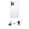 MARSİLYAN™- iPhone 16 Pro Max Kılıf Kutup Klasik Serisi - Siyah Buffer Cam Ekran Koruyucu + Bilvis Titan Kamera Lens - TMGI