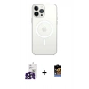 MARSİLYAN™- iPhone 16 Pro Max Kılıf Kutup Klasik Serisi - Siyah Buffer Hayalet Cam Ekran Koruyucu + Bilvis Titan Kamera Lens - SH