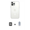 MARSİLYAN™- iPhone 16 Pro Max Kılıf Kutup Klasik Serisi - Siyah Joko Magic 5D Cam + PVD Metal Kamera Lens - SH