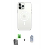 MARSİLYAN™- iPhone 16 Pro Max Kılıf Kutup Klasik Serisi - Siyah Joko Magic 5D Cam + Raze Metal Kamera Lens - SH