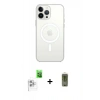 MARSİLYAN™- iPhone 16 Pro Max Kılıf Kutup Klasik Serisi - Siyah Joko Magic 5D Hayalet Cam + Raze Metal Kamera Lens - BZ