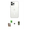 MARSİLYAN™- iPhone 16 Pro Max Kılıf Kutup Klasik Serisi - Siyah Joko Magic 5D Hayalet Cam + Raze Metal Kamera Lens - CLTM