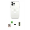 MARSİLYAN™- iPhone 16 Pro Max Kılıf Kutup Klasik Serisi - Siyah Joko Magic 5D Hayalet Cam + Raze Metal Kamera Lens - NLGY