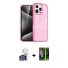 MARSİLYAN™- iPhone 16 Pro Max Kılıf Nova Asil Prime - Şeffaf 360 Full Body Arka Koruyucu + Bilvis Titan Kamera Lens - GS