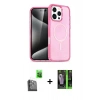 MARSİLYAN™- iPhone 16 Pro Max Kılıf Nova Asil Prime - Şeffaf 360 Full Body Arka Koruyucu + Raze Metal Kamera Lens - SH