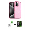 MARSİLYAN™- iPhone 16 Pro Max Kılıf Nova Asil Prime - Şeffaf 360 Full Body Arka Koruyucu + Raze Metal Kamera Lens - BZ