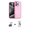 MARSİLYAN™- iPhone 16 Pro Max Kılıf Nova Asil Prime - Şeffaf Pasifik Cam Ekran Koruyucu + Titanyum Gri Bilvis Titan Kamera Lens