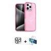 MARSİLYAN™- iPhone 16 Pro Max Kılıf Nova Asil Prime - Siyah 3D Antistatik Seramik Nano Ekran Koruyucu + Pers Alüminyum Kamera Lens - GI