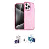 MARSİLYAN™- iPhone 16 Pro Max Kılıf Nova Asil Prime - Siyah 3D Antistatik Seramik Nano Ekran Koruyucu + Bilvis Titan Kamera Lens - TMGI