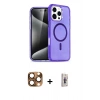 MARSİLYAN™- iPhone 16 Pro Max Kılıf Nova Asil Prime - Siyah Bilvis 3D Cam Ekran Koruyucu + Pers Alüminyum Kamera Lens - CLTM