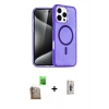 MARSİLYAN™- iPhone 16 Pro Max Kılıf Nova Asil Prime - Siyah Bilvis 3D Cam Ekran Koruyucu + Raze Metal Kamera Lens - CLTM