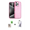 MARSİLYAN™- iPhone 16 Pro Max Kılıf Nova Asil Prime - Siyah Bilvis 3X AR Hayalet Cam Ekran Koruyucu + Raze Metal Kamera Lens - NLGY