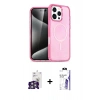 MARSİLYAN™- iPhone 16 Pro Max Kılıf Nova Asil Prime - Siyah Bilvis 3X AR HD Cam Ekran Koruyucu + Bilvis Titan Kamera Lens - GS