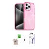 MARSİLYAN™- iPhone 16 Pro Max Kılıf Nova Asil Prime - Siyah Bilvis 3X AR HD Cam Ekran Koruyucu + Raze Metal Kamera Lens - NLGY