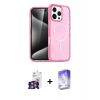 MARSİLYAN™- iPhone 16 Pro Max Kılıf Nova Asil Prime - Siyah Bilvis 5in1 3D Magic Cam Ekran Koruyucu + Bilvis Titan Kamera Lens - GS
