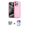 MARSİLYAN™- iPhone 16 Pro Max Kılıf Nova Asil Prime - Siyah Bilvis 5in1 3D Magic Cam Ekran Koruyucu + Pers Alüminyum Kamera Lens - GI
