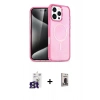 MARSİLYAN™- iPhone 16 Pro Max Kılıf Nova Asil Prime - Siyah Bilvis Hayalet Cam Ekran Koruyucu + Bilvis Titan Kamera Lens - TMGI
