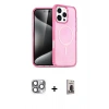 MARSİLYAN™- iPhone 16 Pro Max Kılıf Nova Asil Prime - Siyah Bilvis Hayalet Cam Ekran Koruyucu + Pers Alüminyum Kamera Lens - GI