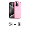 MARSİLYAN™- iPhone 16 Pro Max Kılıf Nova Asil Prime - Siyah Bilvis Hayalet Cam Ekran Koruyucu + Pers Alüminyum Kamera Lens - GS