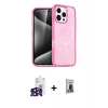 MARSİLYAN™- iPhone 16 Pro Max Kılıf Nova Asil Prime - Siyah Bilvis Hayalet Cam Ekran Koruyucu + Siyah Bilvis Titan Kamera Lens