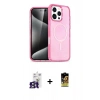MARSİLYAN™- iPhone 16 Pro Max Kılıf Nova Asil Prime - Siyah Buffer Cam Ekran Koruyucu + Bilvis Titan Kamera Lens - TMGI