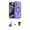 MARSİLYAN™- iPhone 16 Pro Max Kılıf Nova Asil Prime - Siyah Buffer Cam Ekran Koruyucu + Bilvis Titan Kamera Lens - TMGI