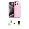 MARSİLYAN™- iPhone 16 Pro Max Kılıf Nova Asil Prime - Siyah Buffer Cam Ekran Koruyucu + Raze Metal Kamera Lens - BZ