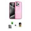 MARSİLYAN™- iPhone 16 Pro Max Kılıf Nova Asil Prime - Siyah Buffer Cam Ekran Koruyucu + Raze Metal Kamera Lens - SH