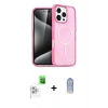 MARSİLYAN™- iPhone 16 Pro Max Kılıf Nova Asil Prime - Siyah Joko Magic 5D Cam + Raze Metal Kamera Lens - BZ