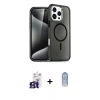 MARSİLYAN™- iPhone 16 Pro Max Kılıf Nova Asil Prime - Siyah Joko Magic 5D Cam + Bilvis Titan Kamera Lens - TMGI