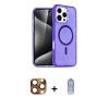 MARSİLYAN™- iPhone 16 Pro Max Kılıf Nova Asil Prime - Siyah Joko Magic 5D Cam + Pers Alüminyum Kamera Lens - CLTM