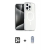 MARSİLYAN™- iPhone 16 Pro Max Kılıf Nova Asil Prime - Siyah Joko Magic 5D Cam + PVD Metal Kamera Lens - GS