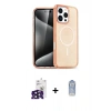 MARSİLYAN™- iPhone 16 Pro Max Kılıf Nova Asil Prime - Siyah Joko Magic 5D Cam + Bilvis Titan Kamera Lens - SH