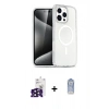 MARSİLYAN™- iPhone 16 Pro Max Kılıf Nova Asil Prime - Siyah Joko Magic 5D Cam + Bilvis Titan Kamera Lens - SH