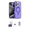 MARSİLYAN™- iPhone 16 Pro Max Kılıf Nova Asil Prime - Siyah Joko Magic 5D Cam + Bilvis Titan Kamera Lens - SH