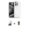 MARSİLYAN™- iPhone 16 Pro Max Kılıf Nova Asil Prime - Siyah Joko Magic 5D Hayalet Cam + Bilvis Titan Kamera Lens - TMGI