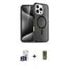 MARSİLYAN™- iPhone 16 Pro Max Kılıf Nova Asil Prime - Siyah Joko Magic 5D Hayalet Cam + Bilvis Titan Kamera Lens - TMGI