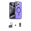 MARSİLYAN™- iPhone 16 Pro Max Kılıf Nova Asil Prime - Siyah Joko Magic 5D Hayalet Cam + Bilvis Titan Kamera Lens - GS