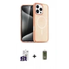 MARSİLYAN™- iPhone 16 Pro Max Kılıf Nova Asil Prime - Siyah Joko Magic 5D Hayalet Cam + Bilvis Titan Kamera Lens - TMGI