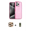 MARSİLYAN™- iPhone 16 Pro Max Kılıf Nova Asil Prime - Siyah Joko Magic 5D Hayalet Cam + Pers Alüminyum Kamera Lens - CLTM