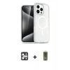 MARSİLYAN™- iPhone 16 Pro Max Kılıf Nova Asil Prime - Siyah Joko Magic 5D Hayalet Cam + PVD Metal Kamera Lens - GS