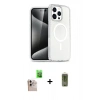 MARSİLYAN™- iPhone 16 Pro Max Kılıf Nova Asil Prime - Siyah Joko Magic 5D Hayalet Cam + Raze Metal Kamera Lens - NLGY
