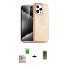 MARSİLYAN™- iPhone 16 Pro Max Kılıf Nova Asil Prime - Siyah Joko Magic 5D Hayalet Cam + Raze Metal Kamera Lens - NLGY
